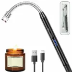 Rechargeable electric plasma lighter with 6-month warranty for multipurpose use – candles, grill, and BBQ | 6 months replacement Warranty