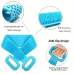 Eco-friendly silicone body brush with exfoliating and massage features - obeepo.in
