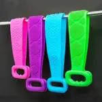 Eco-friendly silicone body brush with exfoliating and massage features - obeepo.in