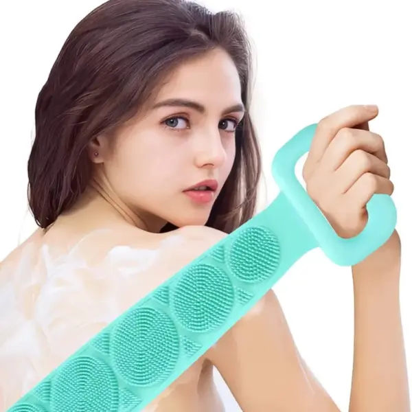 Eco-friendly silicone body brush with exfoliating and massage features - obeepo.in