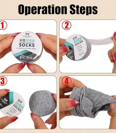 Portable compression travel socks for men and women - obeepo.in