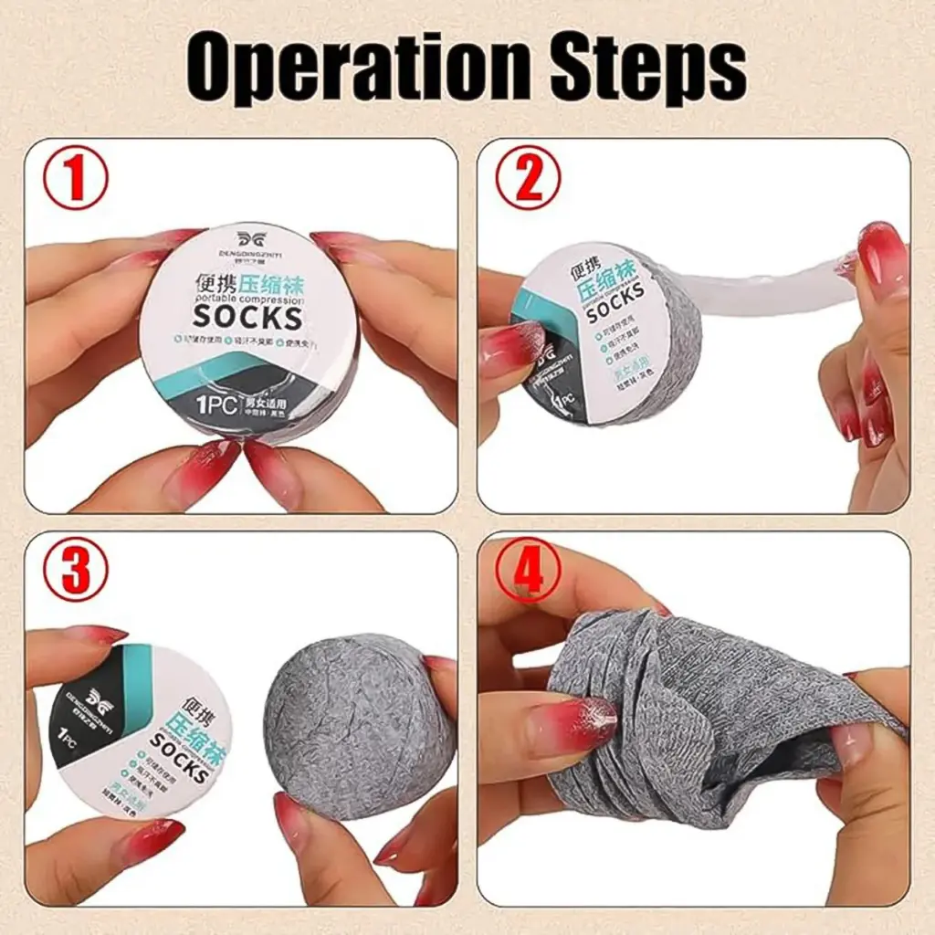 Portable compression travel socks for men and women - obeepo.in