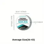 Portable compression travel socks for men and women - obeepo.in