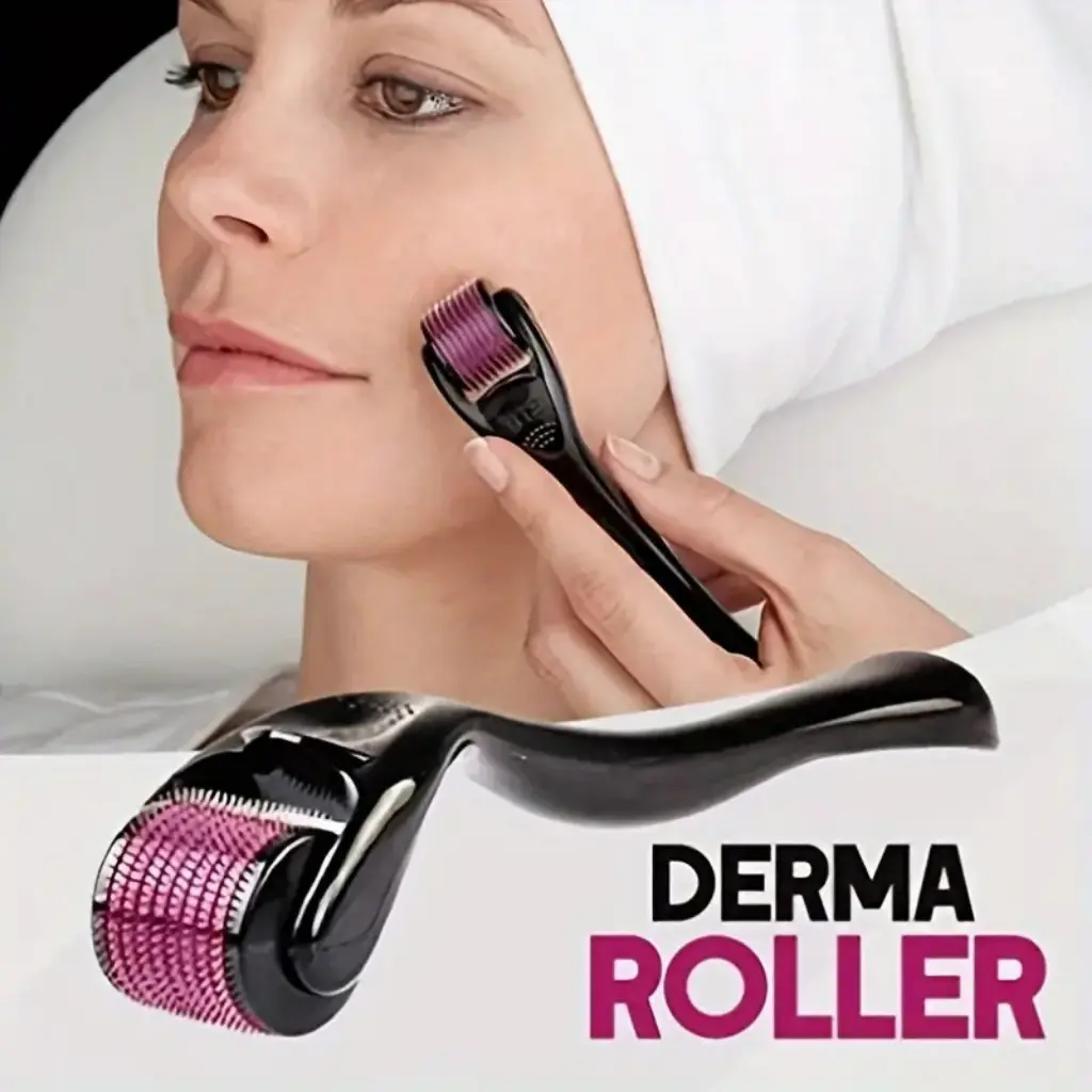 2mm titanium derma roller for acne scars and hair regrowth - obeepo.in