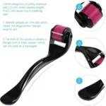 2mm titanium derma roller for acne scars and hair regrowth - obeepo.in