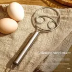 Stainless Steel Dough Whisk with Ergonomic Handle - obeepo.in