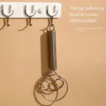 Stainless Steel Dough Whisk with Ergonomic Handle - obeepo.in