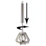 Semi-Automatic Stainless Steel Hand Blender for Lassi and Milkshakes - obeepo.in