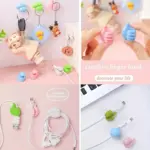 FlexGrip hand-shaped wall clip hanger for keys and cables - Obeepo.in
