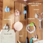 FlexGrip hand-shaped wall clip hanger for keys and cables - Obeepo.in