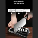 3-Step Compact Knife Sharpener for Kitchen and Pocket Knives - obeepo.in