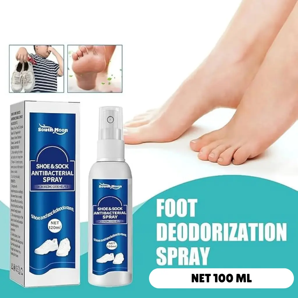 100ml shoe and sock deodorant spray with natural ingredients - obeepo.in