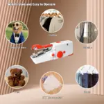 Handheld Portable Mini Cordless Sewing Machine for Beginners - Obeepo.in