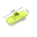 Compact Stainless Steel Vegetable and Dry Fruit Slicer with Safety Holder - obeepo.in